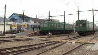 熊本電鉄 北熊本駅構内 (1-Jan-2012) Kita-Kumamoto station.