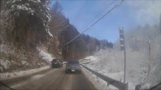 DQN　BMWSUV雪道でもあおり運転からーの追い越しｗナンカン ESSN-1 NANKANG スタッドレス