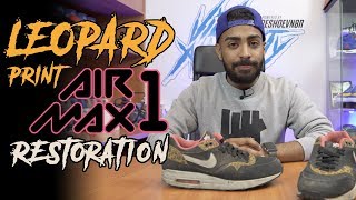 Suede Nike WMNS Air Max 1 Leopard Restoration by Vick Almighty
