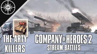 Allied Artillery Assault! - Company of Heroes 2 Stream Battles