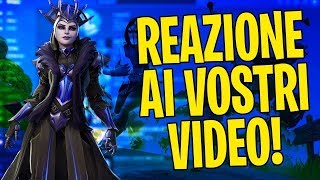 REAGISCO AI VOSTRI VIDEO IN LIVE