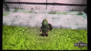 Legend of Zelda Ocarina of Time 3DS: Secret Mario Painting in Hyrule Castle