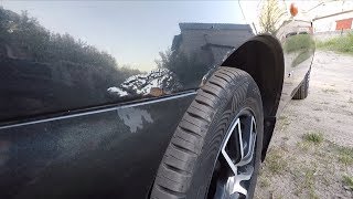 Убираем рыжики и жучки с крыши капота и арок