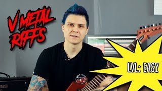 5 простых метал-риффов для начинающих (Табы + Минус)