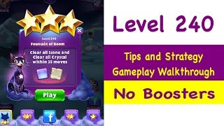 Bejeweled Stars - Level 240 - Tips and Strategy Gameplay Walkthrough No Power Ups