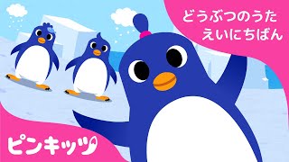 ペンギンダンス | どうぶつのうた 英日版 | 子供向け 英語の歌 | ピンキッツ童謡