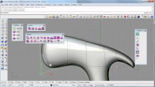 T-Splines for Rhino exercise 4: modeling a hammer