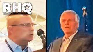 Angry Cop Confronts Democratic Politician