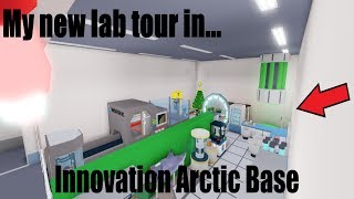 My NEW Lab tour in Innovation Arctic Base | Roblox