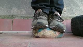 Deflated ball trampled under my NB´s