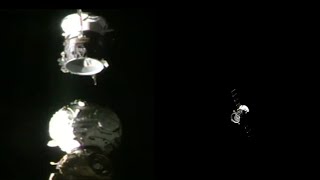 Progress M-UM undocking and departure