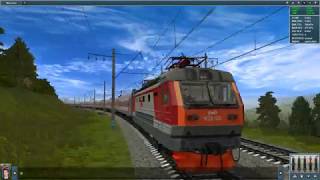 Запуск ПС. ЧС2К-824. Trainz simulator 12. №1.