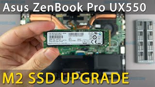 Asus ZenBook Pro UX550VE How to install M2 SSD