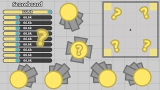 TRUST NO ONE CHALLENGE!! EVERYONE IS YELLOW! ENEMIES EVERYWHERE! Diep io 4TDM Gameplay