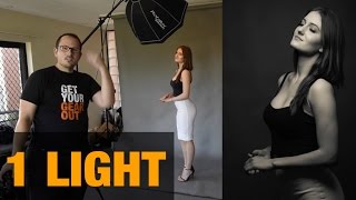 LIVE Photoshoot - Single light portraiture