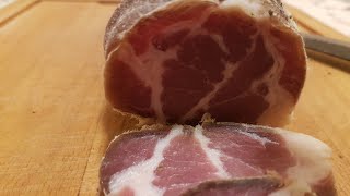 Вяленое мясо сушоное или хамон в домашних условиях