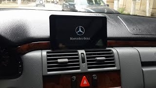 How to install tablet in your car, Планшет в авто (Mercedes w210)