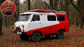 UAZ 452 Camper Van & Mercedes Engine Q&A - Ep 211
