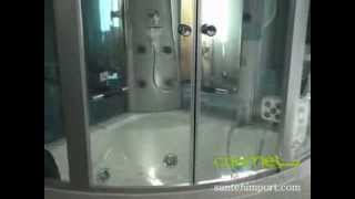 Гидромассажный бокс (гидробокс) с ванной Appollo GUCI-856 white (www.santehimport.com)