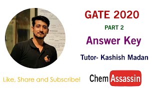 Gate 2020 I Chemistry Answer Key I Part 2
