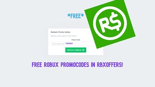 New RbxOffers  Robux Promocodes *FREE ROBUX*!