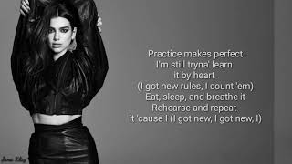Dua Lipa - New Rules Lyrics