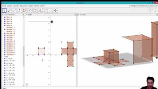 GeoGebra Dersleri - 32 (Küp, Kare Prizma, Piramit, Silindir, Açınım)