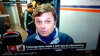 Mauro Cezar Pereira da ESPN, "Flamengo grande AMARELÃO" após eliminação da libertadores 2017