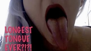 Freakishly Long Tongue