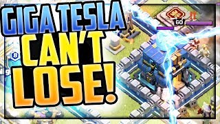 MAX Giga Tesla CAN'T LOSE! Clash of Clans Town Hall 12 Update Gameplay