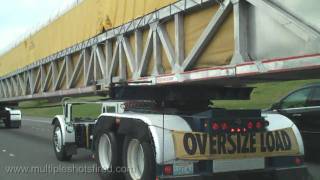 Boeing Oversize Semi Truck Load with Steercar
