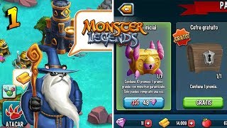 MIRA ESOS COFRES PAPU !! COMENZANDO DESDE 0 MONSTER LEGENDS #1