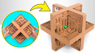 Make A Marble Labyrinth And Enjoy The Game