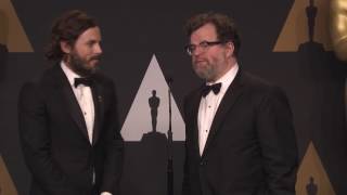 “Manchester by the Sea” Best Actor, Original Screenplay - Oscars 2017 -Full Backstage Interview