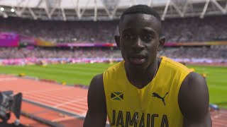 WCH 2017 London - Kemar Mowatt JAM 400 Metres Hurdles Heat 1