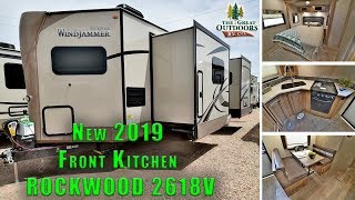 New 2019 ROCKWOOD 2618V Front Kitchen Rear Bedroom Camper RV Travel Trailer Colorado Dealer
