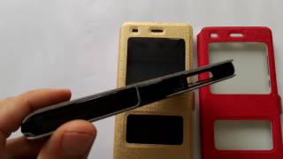 ЭКСПРЕСС ОБЗОР: УДОБНЫЙ чехол для Huawei P8 Lite. Магниты + прием звонков