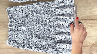 Increíble IDEA de VESTIDO - IDEA to MAKE A DRESS EASY - Hacer Vestido Fácil - DIY DRESS TUTORIAL