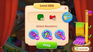 Homescapes Level 666 With No Boosters