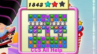 Candy Crush Saga Level 1843 NO BOOSTERS