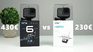 GoPro HERO (2018) vs HERO6 Black | Side By Side comparison