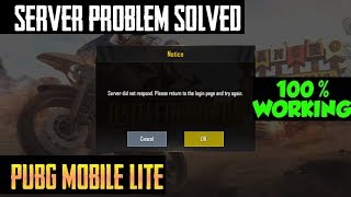 PUBG MOBILE LITE:- Server Problem 100% Solved With DNS server problem