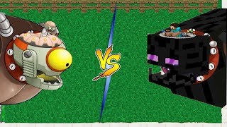 Dr. Zomboss Minecraft Pea vs Dr. Zomboss PVZ - Hack Plants vs Zombies