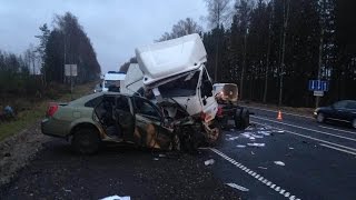 Аварии.  Дтп.  Подборка октябрь-ноябрь