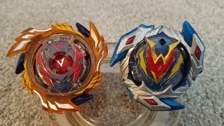 Beyblade Burst battle: Genesis Valtryek V3 vs Wonder Valtryek V4