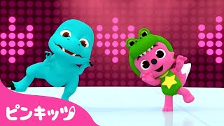 Move Like the Dinosaurs | 英語童謡 | 恐竜ごっこ | 人気童謡 | ピンキッツ! 童謡と子どもの動画