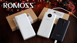 ROMOSS SW20 Pro и  Sense 6+ на 20000mAh //QC3,0, USB-C и зарядка сразу ТРЕХ устройств