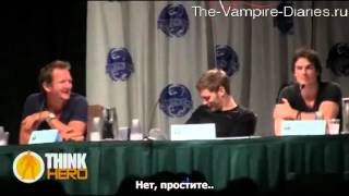 The Vampire Diaries at DragonCon part 3 (Русские субтитры)