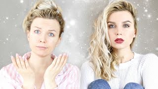 МАКИЯЖ вдохновленный INSTAGRAM + КУДРИ утюжком