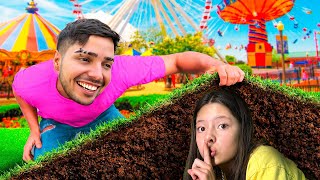 JUGAMOS las ESCONDIDAS en un PARQUE DE DIVERSIONES